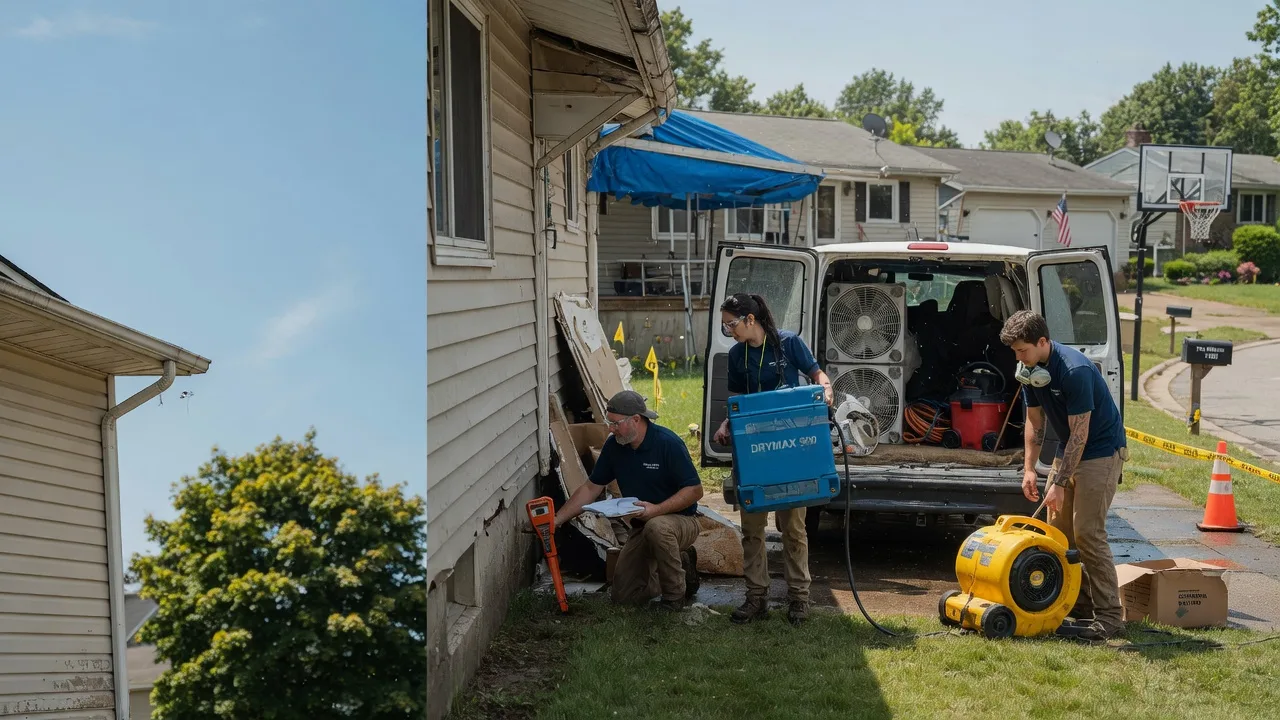 Ceiling Leak Cleanup in Elmwood Park, IL near me